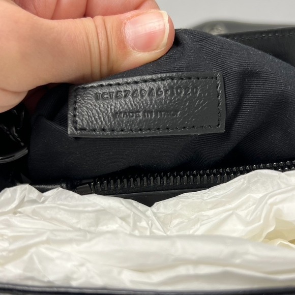 Saint Laurent Loulou Medium YSL Shoulder Bag Quilted Leather Black Designer - Picture 9 of 16